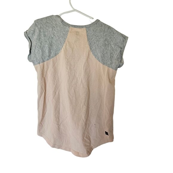 Tea Collection Girl Toucan Tropical Bird Ragland Shirt Top Size 8 Cream Gray - Picture 7 of 7